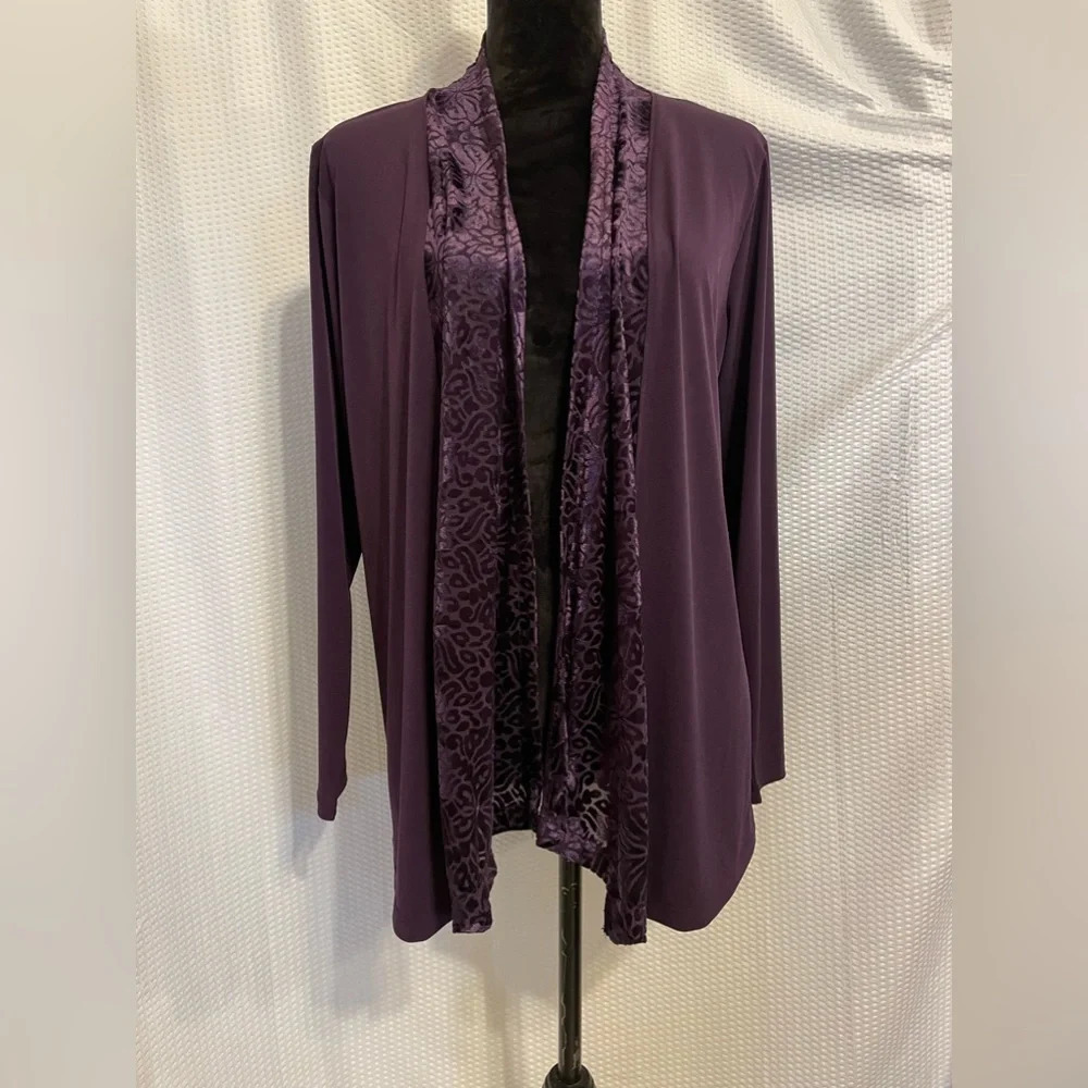 Christopher & Banks Purple Dressy Jacket Size Small NWOT